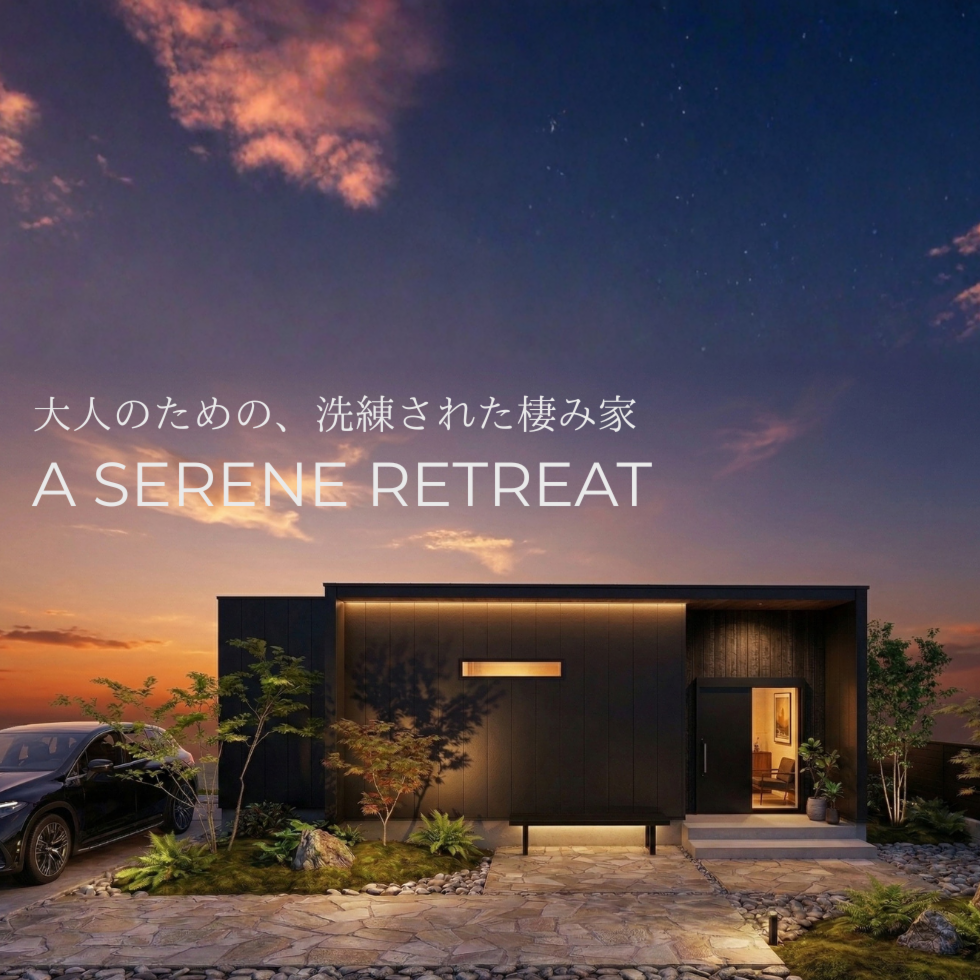 【完成見学会】A SERENE RETREAT 大人のための、洗練された棲み家